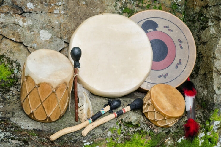 Types Of Native American Drums.