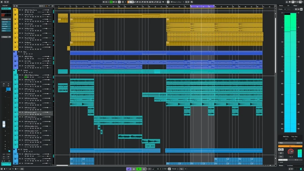 Cubase Pro 15 project arrangement